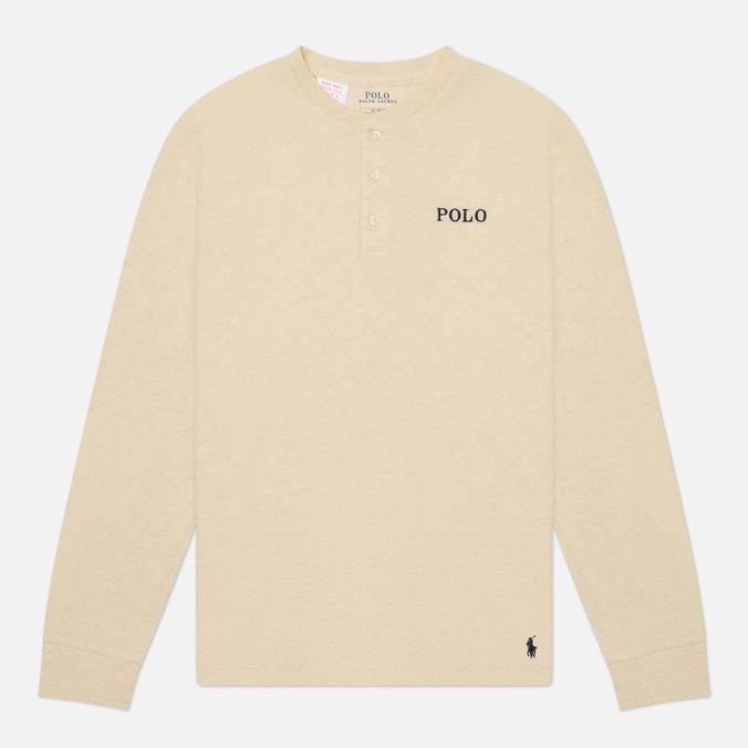 Мужской лонгслив Polo Ralph Lauren Henley Sleep Waffle