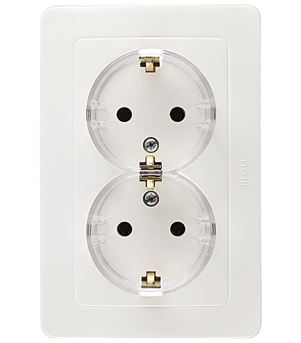 Розетка Hegel Master встраиваемая слоновая кость (РС16-381-01)