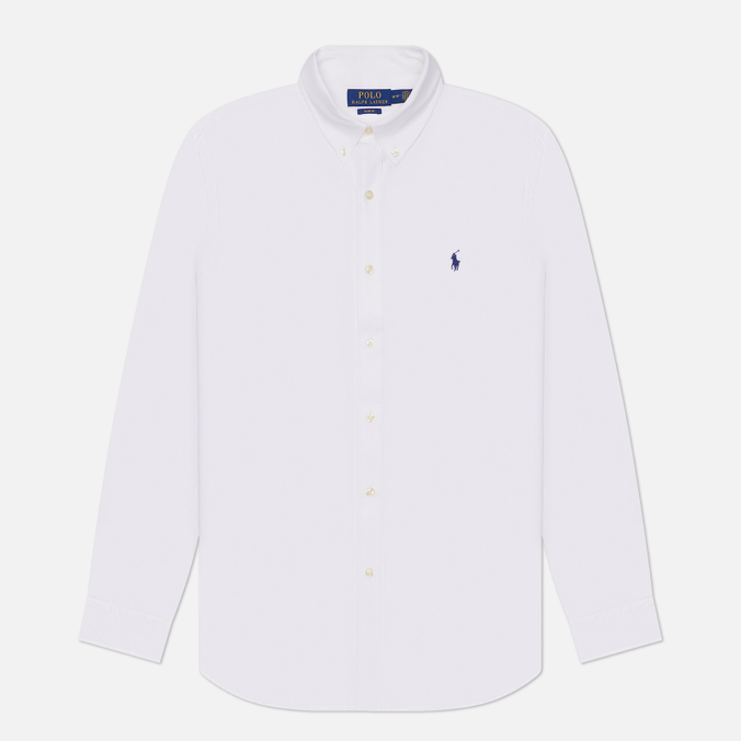 Мужская рубашка Polo Ralph Lauren Embroidered Logo Poplin Slim Fit