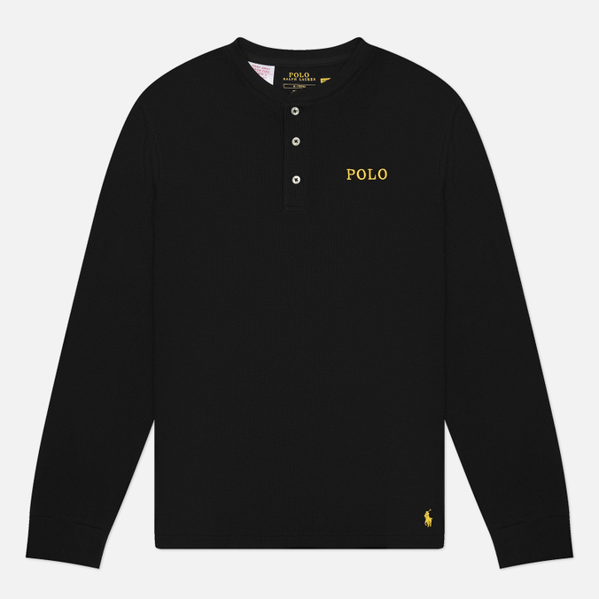 Мужской лонгслив Polo Ralph Lauren Henley Sleep Waffle