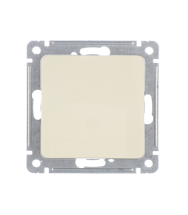 Переключатель Hegel Master одноклавишный встраиваемый слоновая кость (ВС10-461-01)